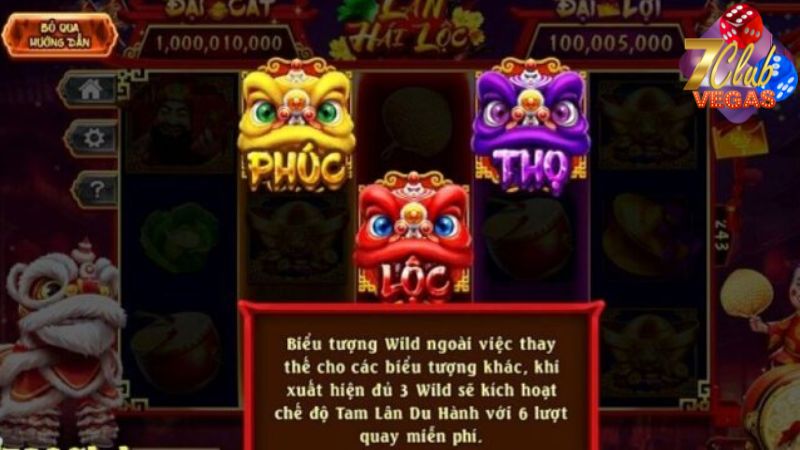 Tận dụng tính năng Tam Lân Du Hành để giành Jackpot