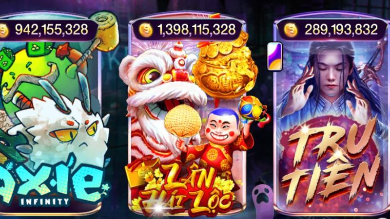 Sảnh game Lân Hái Lộc có giải thưởng vô cùng hấp dẫn